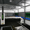 FL-L2040FHR-1000-D220-IPG Лазерный станок для резки листового металла и труб с кабинетной защитой