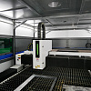 FL-L2040FHR-30000-D350-IPG Закрытый лазерный станок для резки листового металла с труборезом